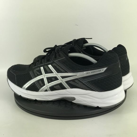 Asics Gel-Contend 4 Black/White Athletic Running Shoes T716N Men's Size 11.5 4E - Picture 7 of 12